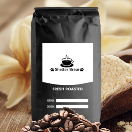 French Vanilla Feline – Medium Roast Coffee (12oz, 1lb, 2lb, 5lb, 12lb)