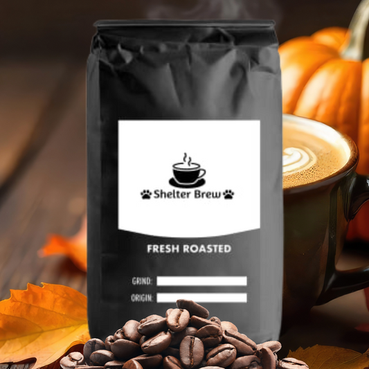 Whisker-Warming Pumpkin Spice – Medium Roast Coffee (12oz, 1lb, 2lb, 5lb, 12lb)